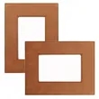 4" x 6" Rawhide Leatherette Photo Frame | https://www.bestnamebadges.com