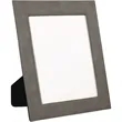 8" x 10" Gray Leatherette Photo Frame | https://www.bestnamebadges.com