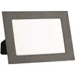 8" x 10" Gray Leatherette Photo Frame | https://www.bestnamebadges.com