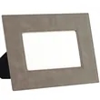 4" x 6" Gray Leatherette Photo Frame | https://www.bestnamebadges.com