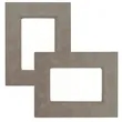 4" x 6" Gray Leatherette Photo Frame | https://www.bestnamebadges.com