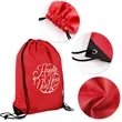 Custom Printed Polyester Drawstring Backpack ( 14" X 18" ) | https://www.bestnamebadges.com