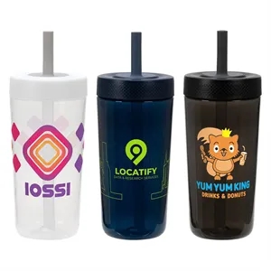 Havana 22 oz Recycled Polypropylene Tumbler with Silicone St | https://www.bestnamebadges.com