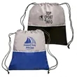 Easy Go Drawstring Backpacks | https://www.bestnamebadges.com