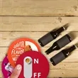 3.5" Circular/Square Pulpboard Coaster - Single-sided | https://www.bestnamebadges.com