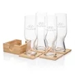Bamboo Coaster Gift Set - Covington | https://www.bestnamebadges.com