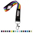 3/4" Custom Sublimated Wrist Keychain Lanyard | https://www.bestnamebadges.com