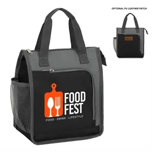 Two tone Insulated Lunch Cooler Bag ( 8.7" X 4.7 X 10" )