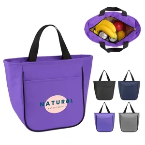 Portable Insulated Thermal Lunch Bag ( 8.7" X 9.4" X 6" )