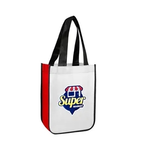 Two Tone Non Woven Gift Bag ( 9" X 11.75" X 4" )