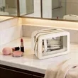 Double-Layer Transparent Travel Toiletry Bag | https://www.bestnamebadges.com