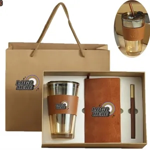 Notebook & Glass Gift Set