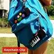 Playable Piano Keychain | https://www.bestnamebadges.com