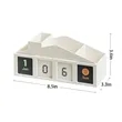 Desk Pen Holder With Calendar | https://www.bestnamebadges.com