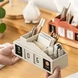 Desk Pen Holder With Calendar | https://www.bestnamebadges.com