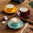 Ceramic Coffee Cup Set | https://www.bestnamebadges.com
