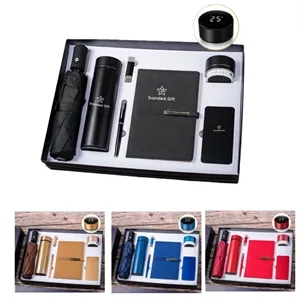 Leather Notebook Gift Set