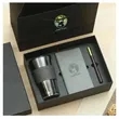 Notebook & Glass Gift Set | https://www.bestnamebadges.com