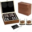 Whiskey Glass Gift Set | https://www.bestnamebadges.com
