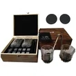 Whiskey Glass Gift Set | https://www.bestnamebadges.com