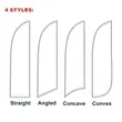 11' Custom Double Sided Feather Flag Kit With Cross Base | https://www.bestnamebadges.com