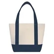 14 oz. Mini TJ Canvas Tote Bag | https://www.bestnamebadges.com