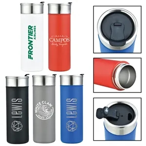 Cobalt 18 oz. Vacuum Insulated Tumbler Bottle | https://www.bestnamebadges.com