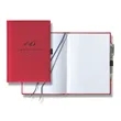 Tucson Grande Lined White Page Journal with Pen & Loop | https://www.bestnamebadges.com