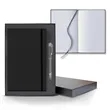 Matra Banded Medio Lined White Page Journal Gift Set | https://www.bestnamebadges.com