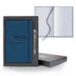 Linen Banded Medio Lined White Page Journal Gift Set | https://www.bestnamebadges.com
