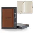 Tucson Medio Lined Ivory Page Journal Gift Set | https://www.bestnamebadges.com