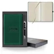 Tucson Medio Lined Ivory Page Journal Gift Set | https://www.bestnamebadges.com