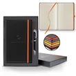 Tucson Edge Medio Lined Ivory Page Journal Gift Set | https://www.bestnamebadges.com