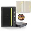 Tucson Edge Medio Lined Ivory Page Journal Gift Set | https://www.bestnamebadges.com