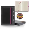 Tucson Edge Medio Lined Ivory Page Journal Gift Set | https://www.bestnamebadges.com