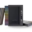Black Laser Medio Lined Ivory Page Journal Gift Set | https://www.bestnamebadges.com