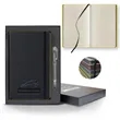Black Laser Medio Lined Ivory Page Journal Gift Set | https://www.bestnamebadges.com