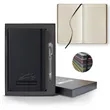 Black Laser Medio Lined Ivory Page Journal Gift Set | https://www.bestnamebadges.com