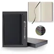 Black Laser Medio Lined Ivory Page Journal Gift Set | https://www.bestnamebadges.com