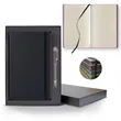 Black Laser Medio Lined Ivory Page Journal Gift Set | https://www.bestnamebadges.com