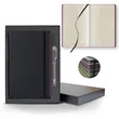 Black Laser Medio Lined Ivory Page Journal Gift Set | https://www.bestnamebadges.com