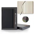 Black Laser Medio Lined Ivory Page Journal Gift Set | https://www.bestnamebadges.com