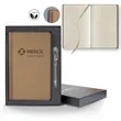 Vegan ECO Medio Lined Ivory Page Journal Gift Set | https://www.bestnamebadges.com