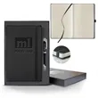 All Metal Medio Lined Ivory Page Journal Gift Set | https://www.bestnamebadges.com