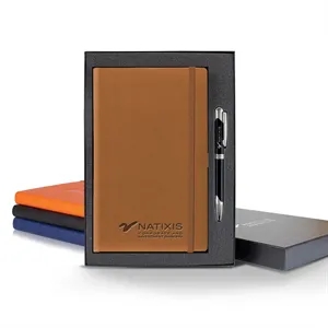 Tucson Medio Blank Ivory Page Journal Gift Set | https://www.bestnamebadges.com