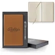 Tucson Slim Medio Lined Ivory Page Journal Gift Set | https://www.bestnamebadges.com