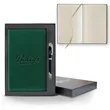 Tucson Slim Medio Lined Ivory Page Journal Gift Set | https://www.bestnamebadges.com
