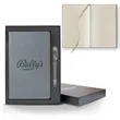 Tucson Slim Medio Lined Ivory Page Journal Gift Set | https://www.bestnamebadges.com