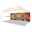 20' Custom Full Color Printed Tent Back Wall | https://www.bestnamebadges.com
