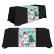 30" x 88" Custom Full Color Sublimated Table Runner | https://www.bestnamebadges.com
